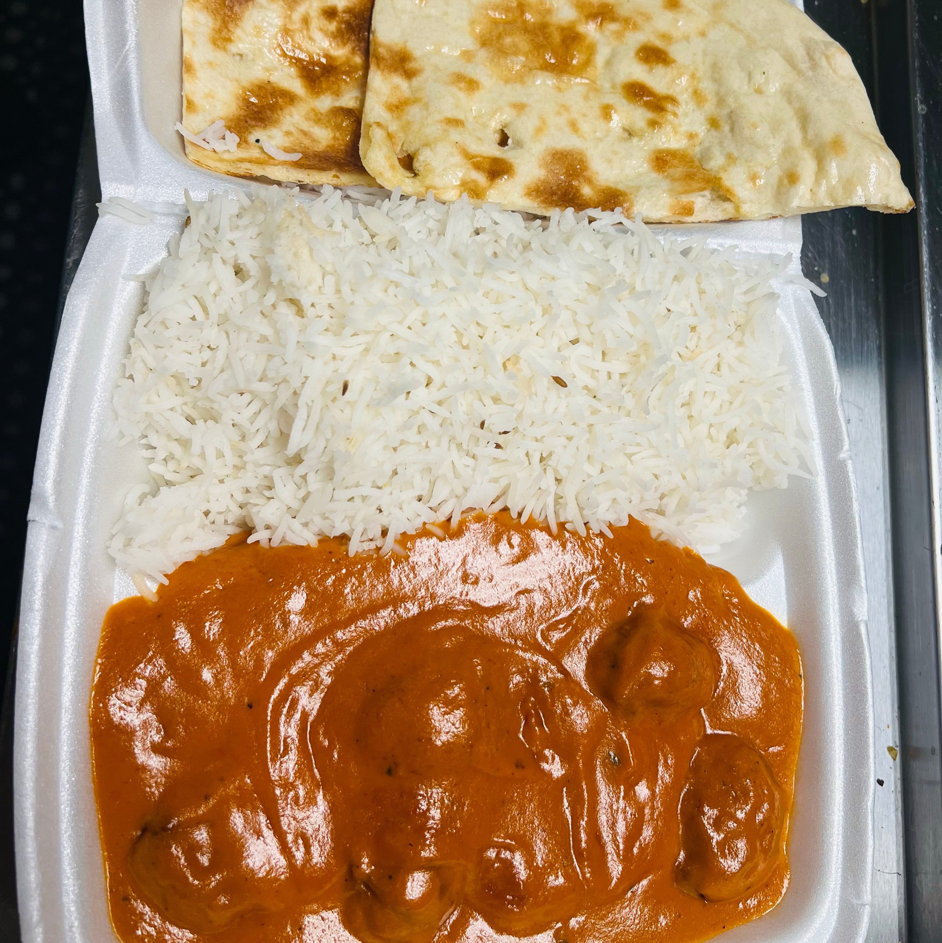 Tikka Masala Plate.