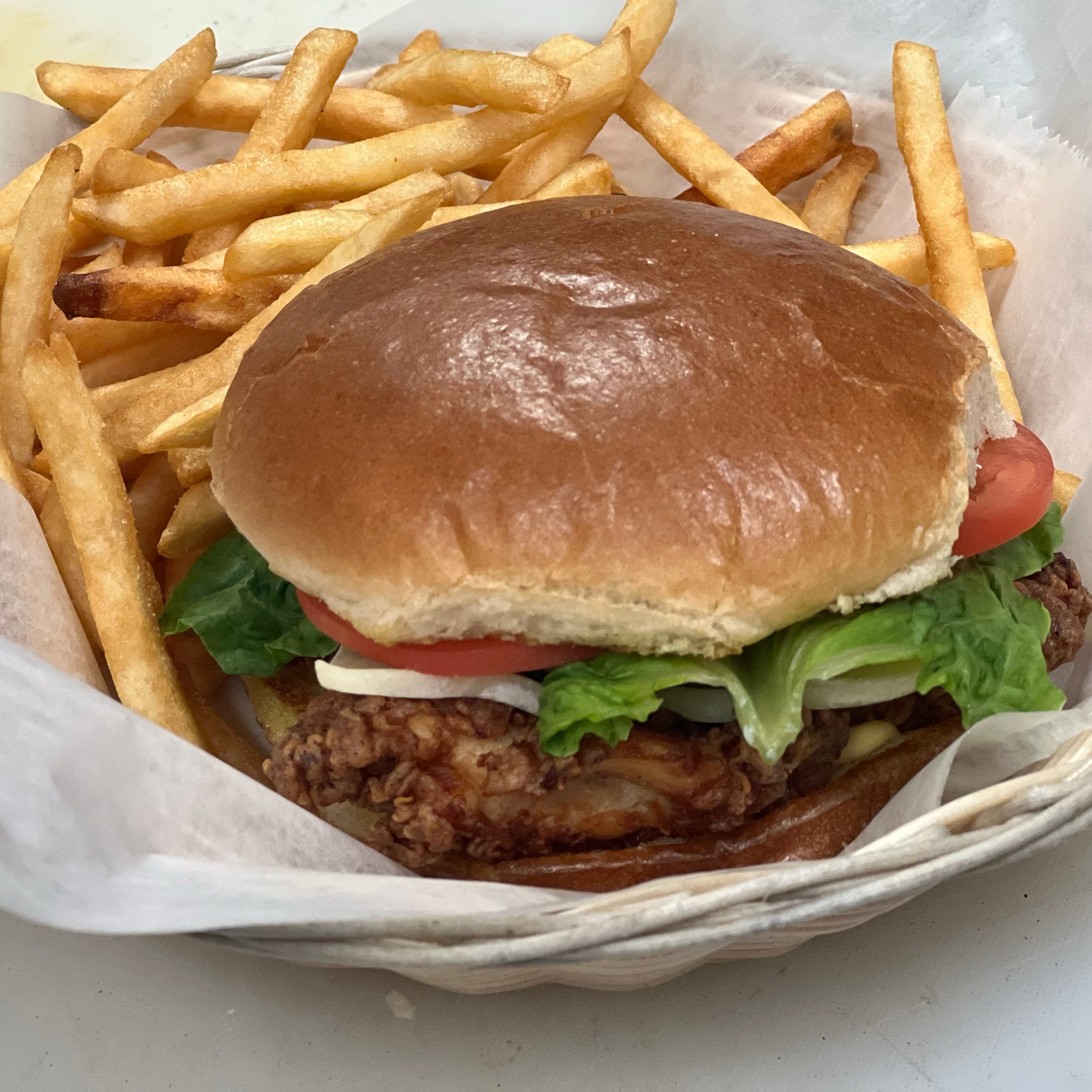 Crispy Chicken Burger.