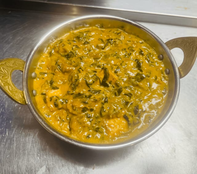 Palak Paneer.